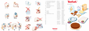 Manual de uso Tefal BC5070A9 Easy Báscula de cocina