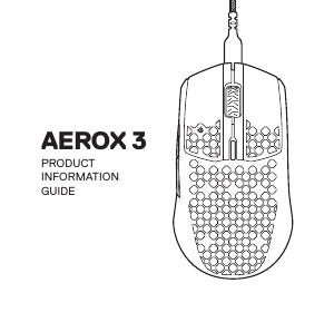 사용 설명서 SteelSeries Aerox 3 마우스