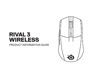 Manual SteelSeries Rival 3 Wireless Mouse