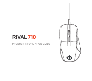 Manual SteelSeries Rival 710 Rato