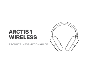 Руководство SteelSeries Arctis 1 Wireless Головная гарнитура