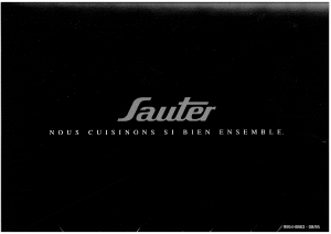 Mode d’emploi Sauter GV4200B Four