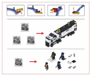 Manual Playtive set 337986 By Gudi Caminhão da polícia