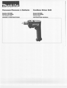 Manual Makita 6012HD Drill-Driver