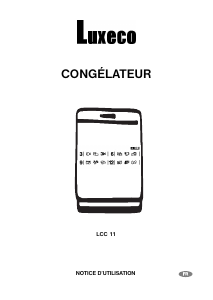 Mode d’emploi Luxeco LCC 11 Congélateur