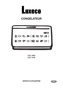 Mode d’emploi Luxeco LCC 28SI Congélateur