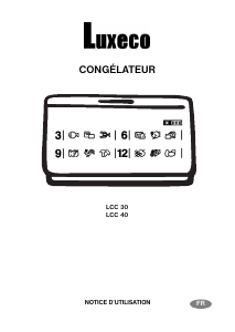 Mode d’emploi Luxeco LCC 30 Congélateur