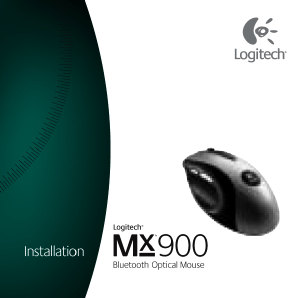 Руководство Logitech MX900 Мышь
