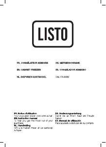 Manual de uso Listo CAL 170-60b2 Congelador