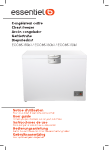 Manual Essentiel B ECC 85-110b1 Freezer