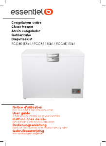 Manual Essentiel B ECC 85-130b1 Freezer