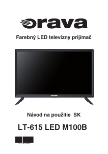 Návod Orava LT-615 LED M100B LED televízor