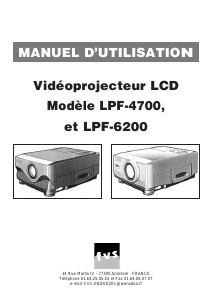 Mode d’emploi Fujitsu LPF-6200 Projecteur