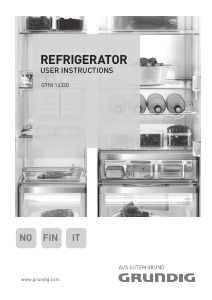 Käyttöohje Grundig GTNI 14330 Jääkaappi