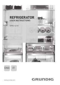 Manuale Grundig GTMU 14110 Frigorifero