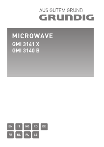 Manual Grundig GMI 3141 X Microwave