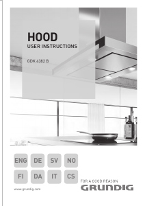 Manual Grundig GDK 4382 B Cooker Hood