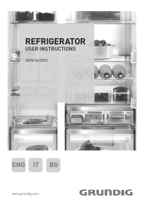 Manuale Grundig GKN 16220 FX Frigorifero-congelatore