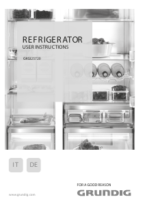 Manuale Grundig GKGI 25720 Frigorifero-congelatore