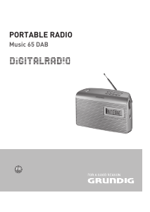 Mode d’emploi Grundig Music 65 DAB+ Radio