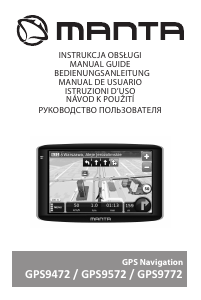 Manuale Manta GPS-9772 Navigatore per auto