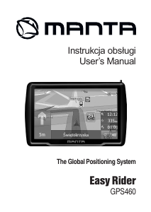 Handleiding Manta GPS-460 Easy Rider Navigatiesysteem