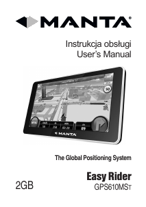 Instrukcja Manta GPS-610MST Easy Rider Nawigacja przenośna