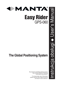 Handleiding Manta GPS-060 Easy Rider Navigatiesysteem