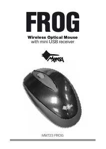 Manual Manta MM723 Frog Mouse