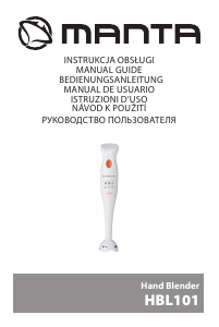 Manual Manta HBL101 Hand Blender