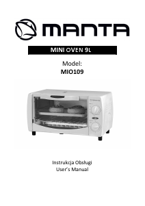 Manual Manta MIO109 Mini Oven