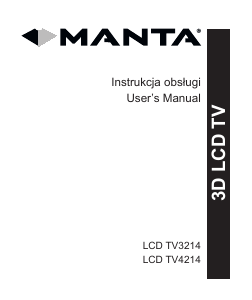 Instrukcja Manta TV3214 Telewizor LCD