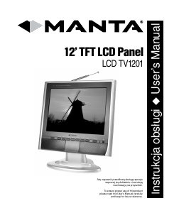 Instrukcja Manta TV1201 Telewizor LCD