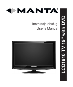 Instrukcja Manta LCD1910 Telewizor LCD