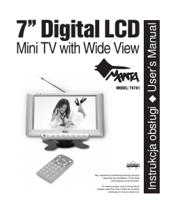 Manual Manta TV701 Mini LCD Television