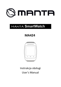 Handleiding Manta MA424 Smartwatch