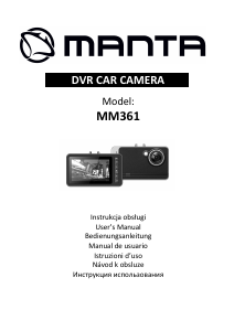 Manuál Manta MM361 Akční kamera