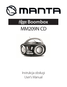 Instrukcja Manta MM209N CD Hippo Zestaw stereo