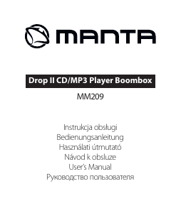 Bedienungsanleitung Manta MM209 Bumble-Bee Stereoanlage