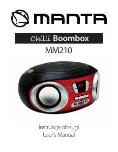 Manual Manta MM210 Chilli Stereo-set
