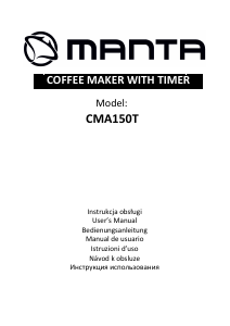 Manuale Manta CMA150T Macchina da caffè