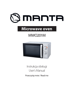 Manual Manta MWO201M Microwave