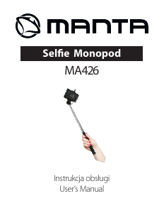 Instrukcja Manta MA426 Kij do selfie