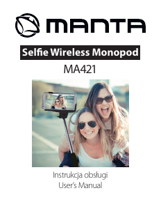 Instrukcja Manta MA421 Kij do selfie