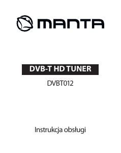 Instrukcja Manta DVBT012 Odbiornik cyfrowy