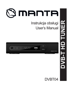 Manual Manta DVBT04 Digital Receiver