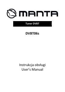 Instrukcja Manta DVBT06s Odbiornik cyfrowy