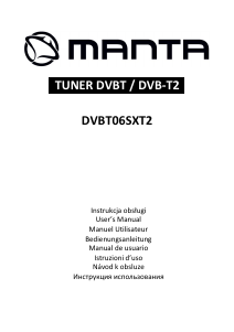 Manual Manta DVBT06SXT2 Digital Receiver