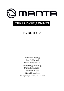 Manuál Manta DVBT013T2 Digitální přijímač