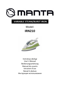 Manuale Manta IRN210 Ferro da stiro